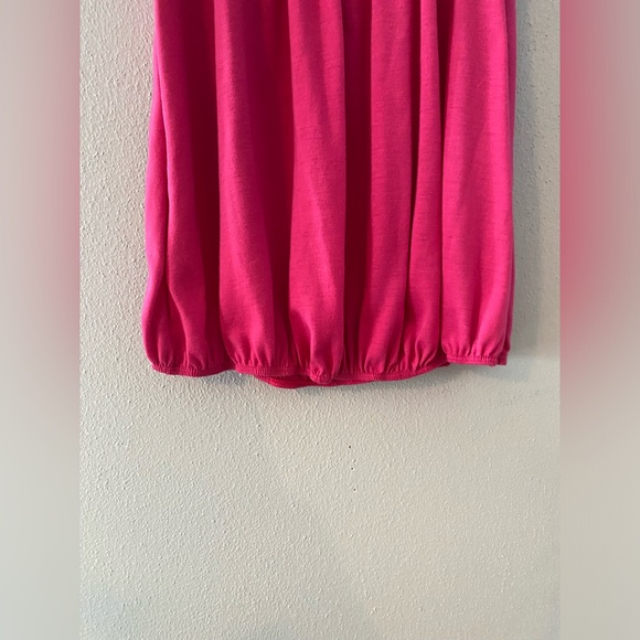 Happening in the present fuschia half knit top M - Picture 5 of 6